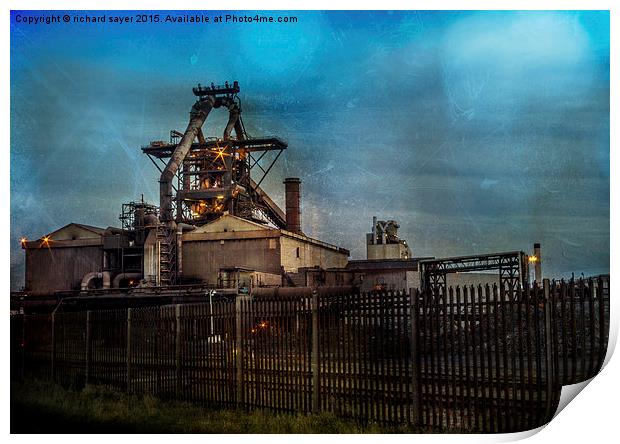  Iron and Steel Print by richard sayer