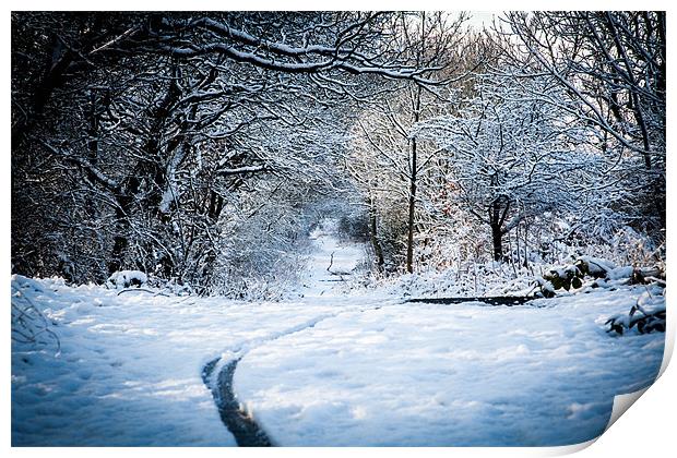 Durham winter scene Print by Kevin Duffy