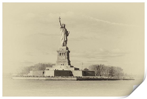  Statue of Liberty New York Print by Kevin Duffy