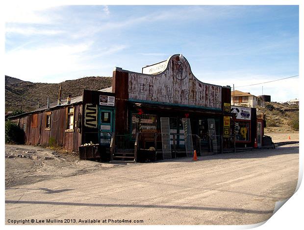 Lee Lumber Co, Oatman Print by Lee Mullins