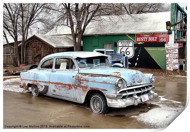 Old Chevy Print by Lee Mullins