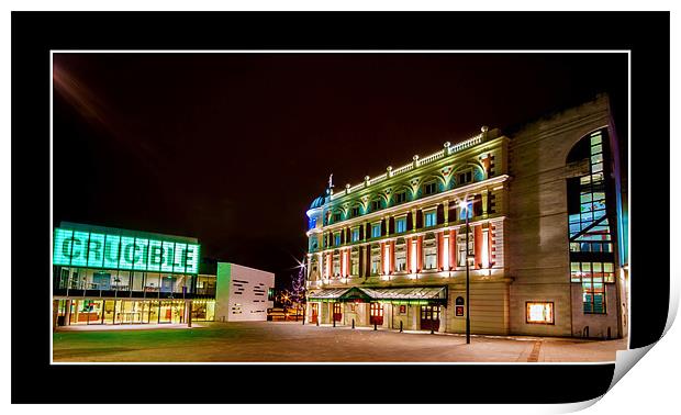 sheffield landscape Print by simon mallinder