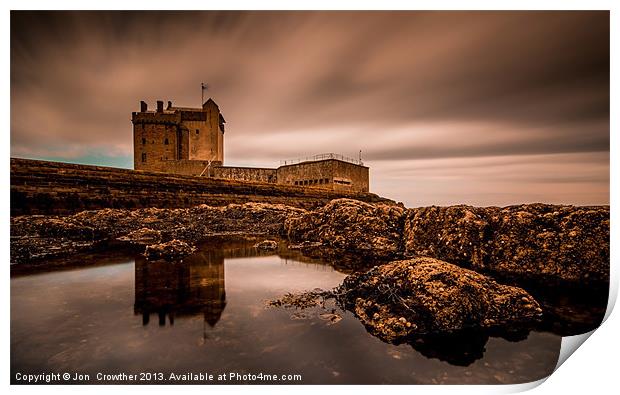 Castle In The Wind Print by Jon  Crowther