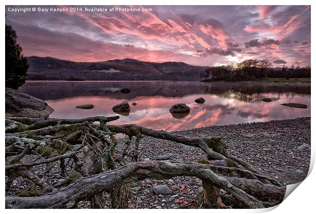 Derwentwater Sunrise Lake District Print by Gary Kenyon