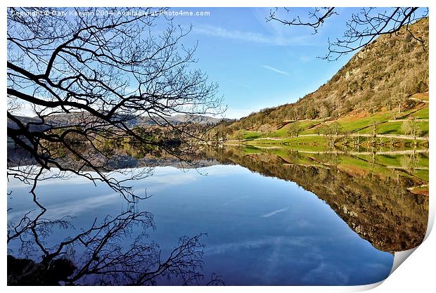  Rydalwater Refelections Print by Gary Kenyon