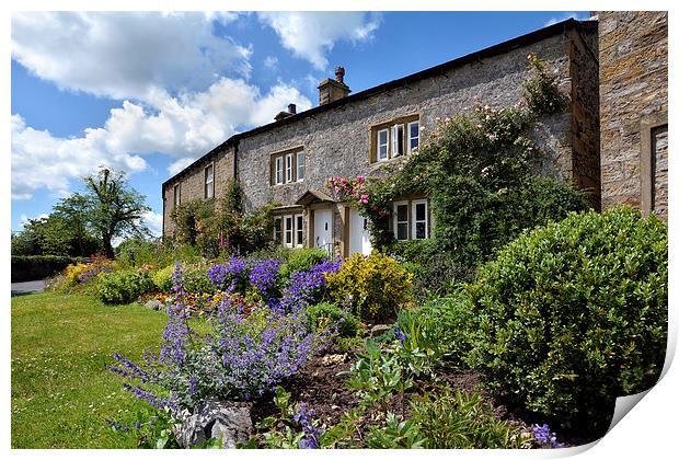 English Country Cottage Print by Gary Kenyon