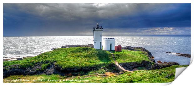 Elie Lighthouse Print by Thanet Photos