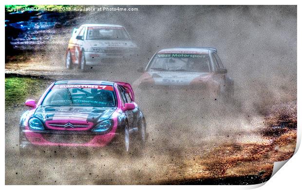 Rally cross Print by Thanet Photos