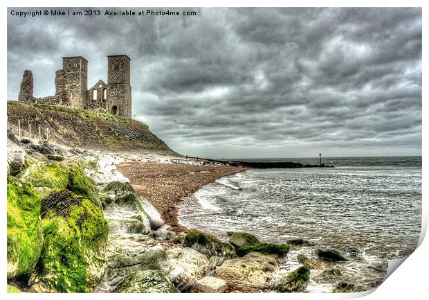 Reculver Print by Thanet Photos