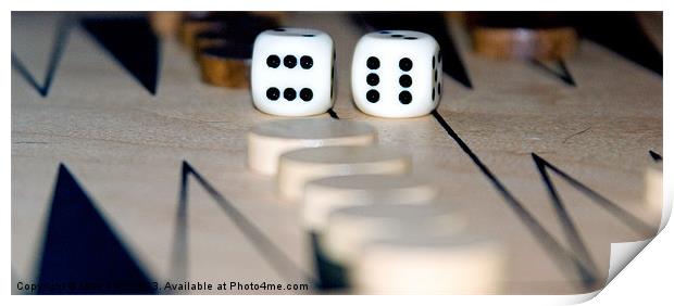 Backgammon Print by Thanet Photos