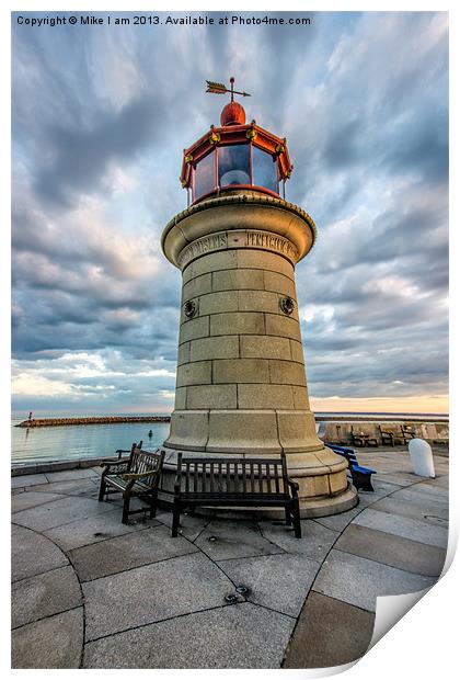 Ramsgate Lighthouse Print by Thanet Photos