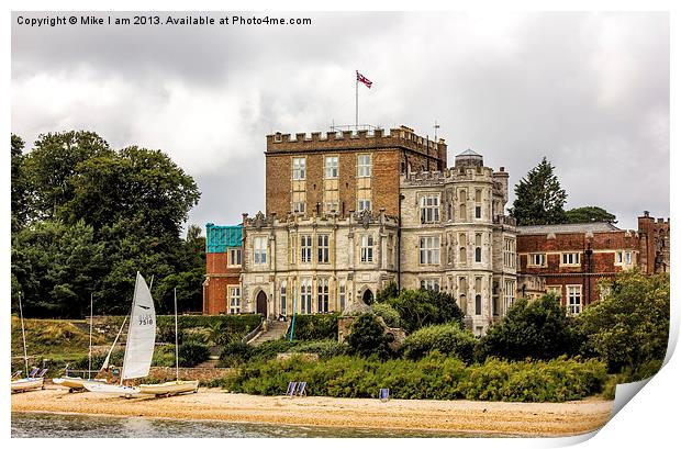 Brownsea Castle Print by Thanet Photos
