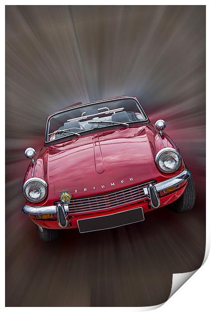 Triumph Spitfire Print by Thanet Photos