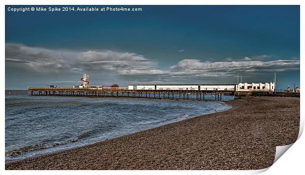Herne bay pier Print by Thanet Photos