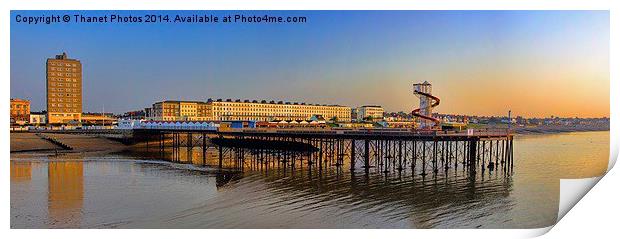 Herne bay panorama Print by Thanet Photos