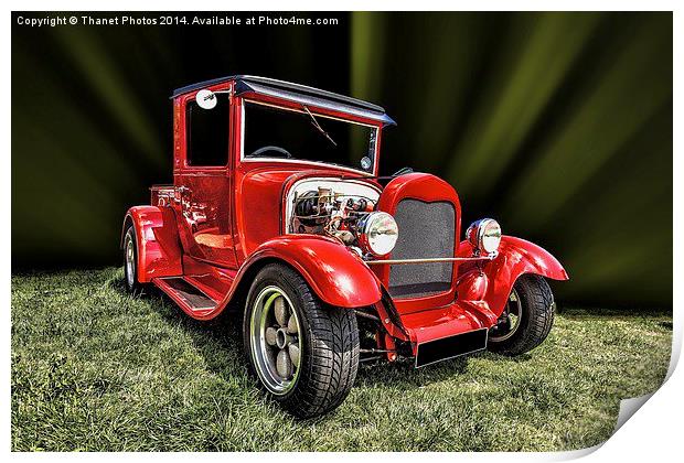 Hot rod Print by Thanet Photos