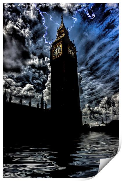 Apocalyptic London Print by Thanet Photos