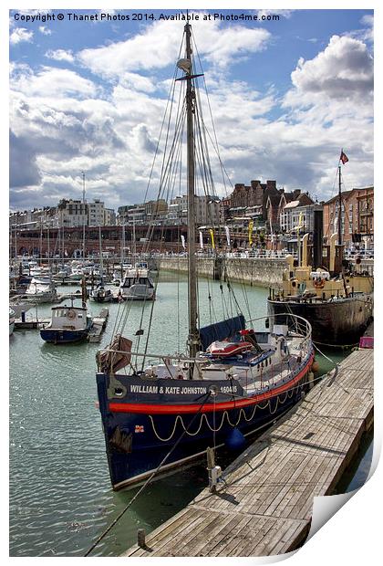  Ramsgate harbour         Print by Thanet Photos
