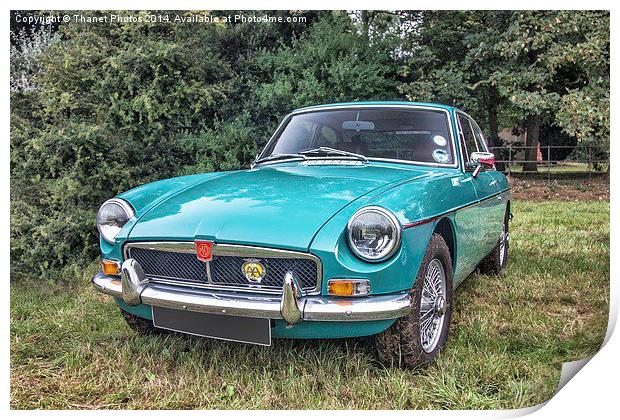  1972 MG  Print by Thanet Photos