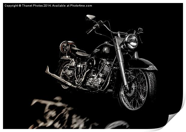  Harley Davidson Print by Thanet Photos