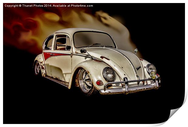  Fire bug Print by Thanet Photos