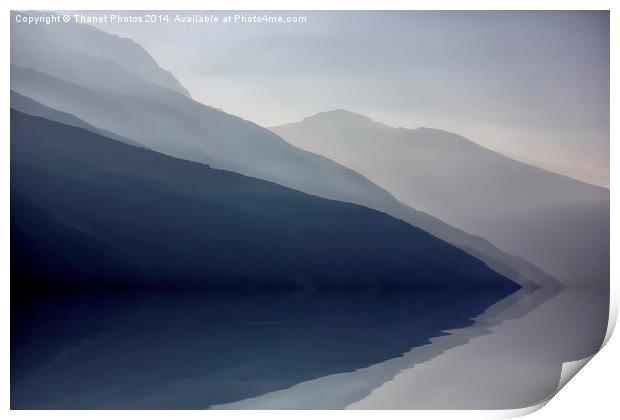 Italy Lake Garda Print by Thanet Photos