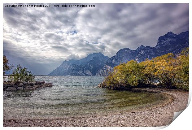  Lake Garda Print by Thanet Photos