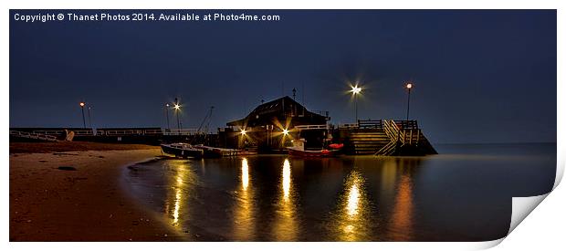  Broadstairs harbour panorama Print by Thanet Photos