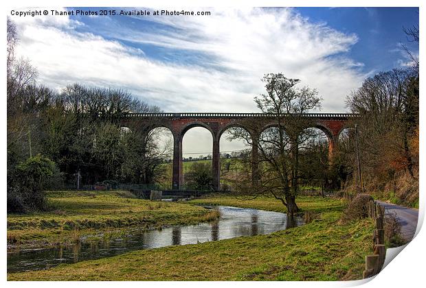   Eynsford train viaduct  Print by Thanet Photos