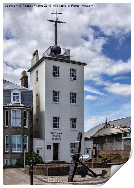  Time Bell Tower Print by Thanet Photos