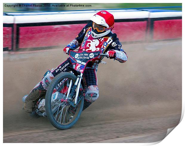  Speedway Print by Thanet Photos