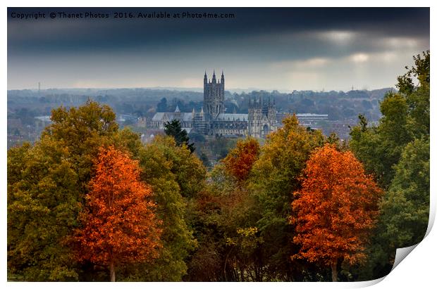 Canterbury cathedral  Print by Thanet Photos