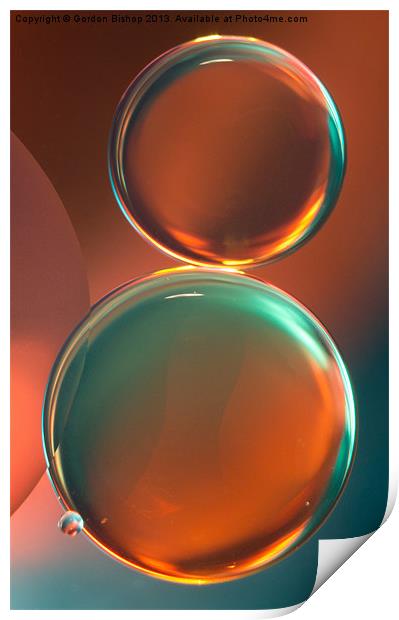 Double Bubble Print by Gordon Bishop