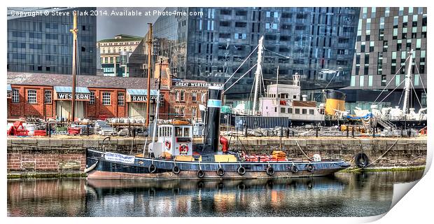  Liverpool - Old and New in Harmony Print by Steve H Clark