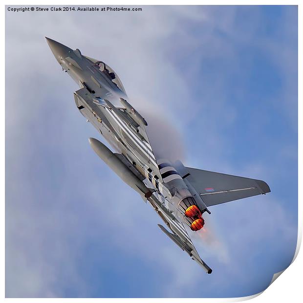  Eurofighter Typhoon (D-Day Stripes) Print by Steve H Clark