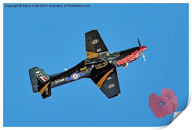  Lest We Forget Tucano Print by Steve H Clark