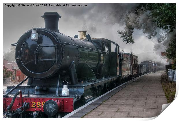 GWR Goods Train Print by Steve H Clark