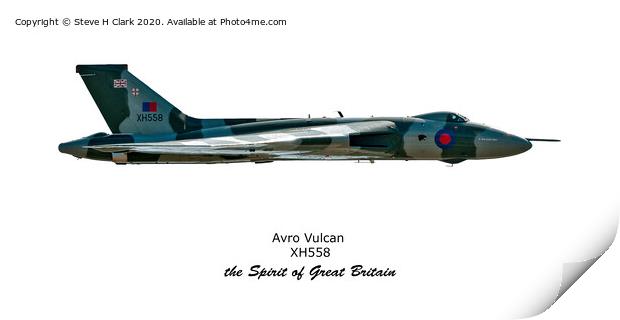 The Spirit of Great Britain Print by Steve H Clark