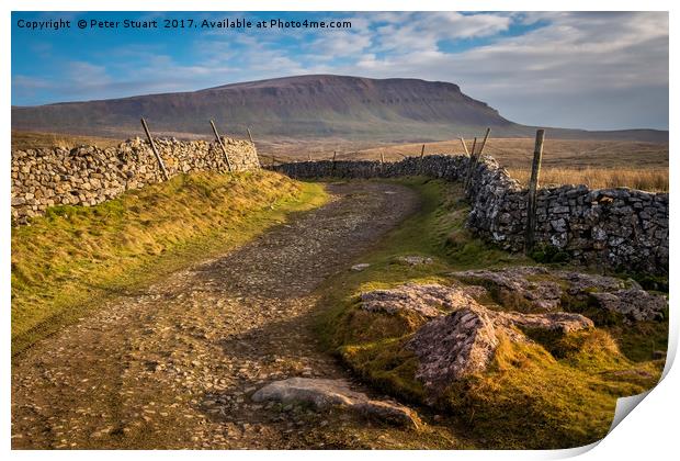 Pen-Y-Ghent Print by Peter Stuart