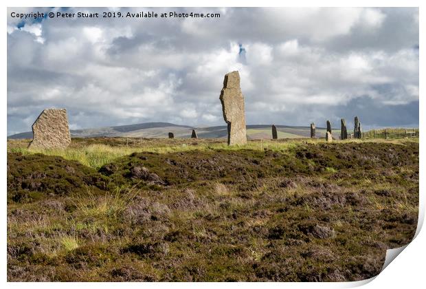 Ring of Brodgar Print by Peter Stuart