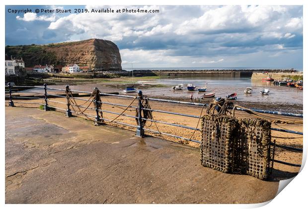 Staithes North Yorkshire Print by Peter Stuart