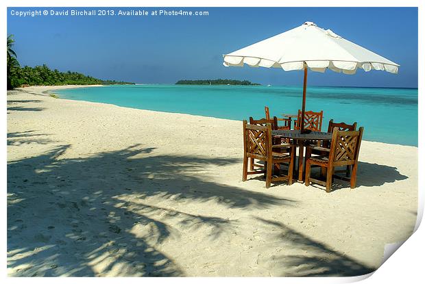 Your Table Awaits Print by David Birchall