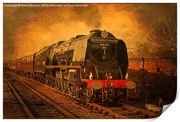 6233 Duchess Of Sutherland Print by David Birchall