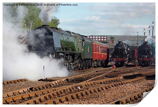 The Steam Railway  Print by David Birchall