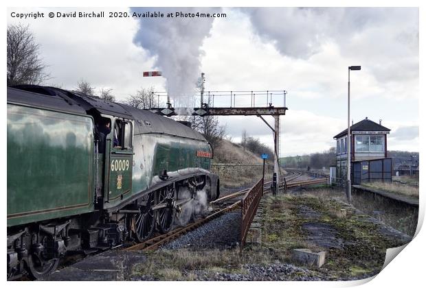 60009 Union Of South Africa departing Hellifield. Print by David Birchall