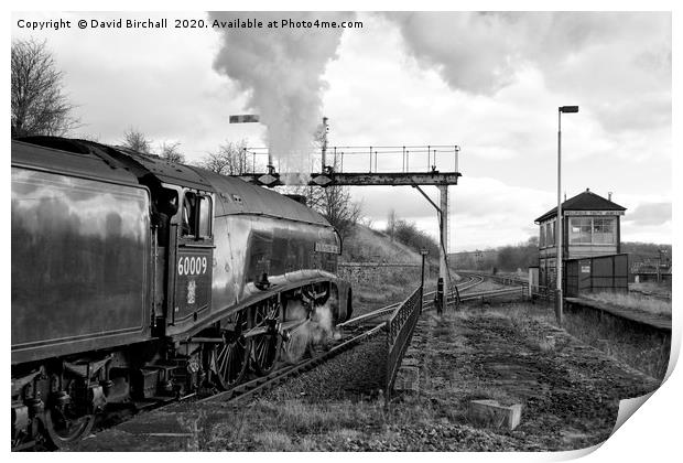 60009 Union Of South Africa departing Hellifield. Print by David Birchall