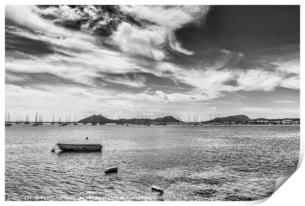 Bay of Pollensa Print by Perry Johnson