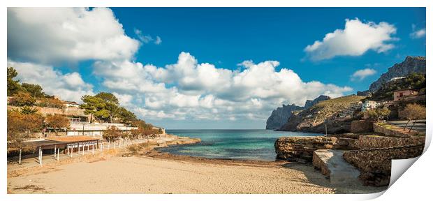 Cala Sant Vicenç Print by Perry Johnson