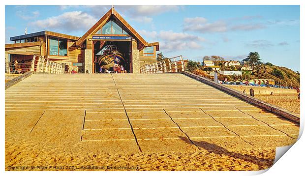 Exmouth Lifeboat Station Print by Peter F Hunt