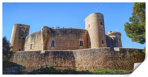 Bellver Castle Palma Mallorca Print by Peter F Hunt